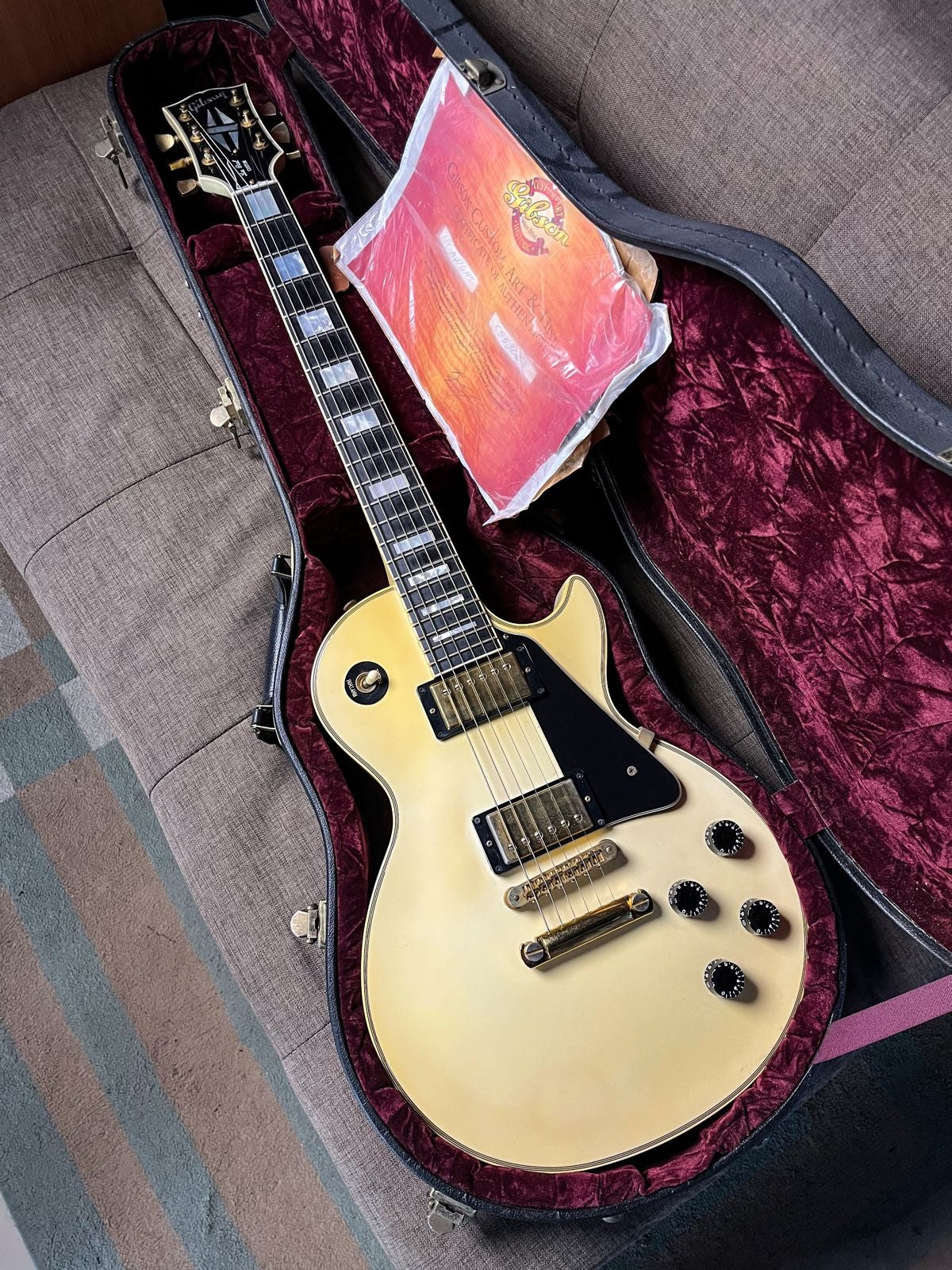 Gibson Customshop Lespaul Custom Alpine white
