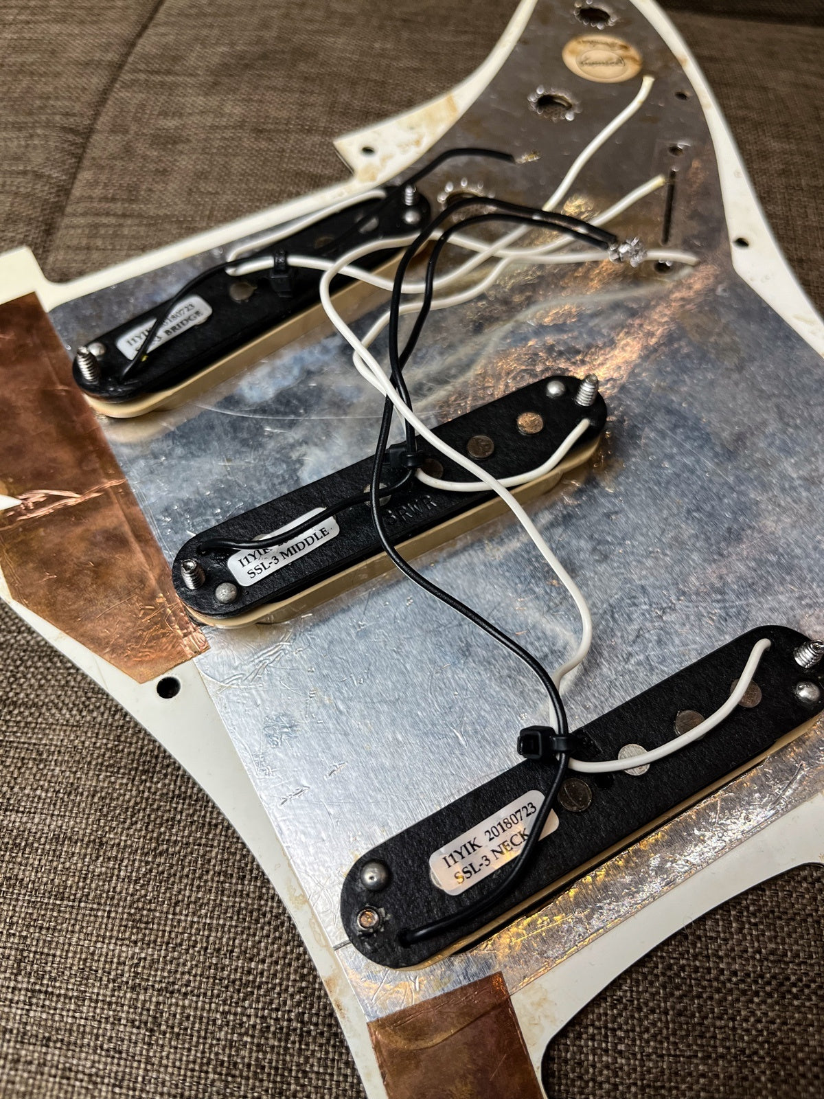 Seymour duncan ssl 3 set incl pickguard