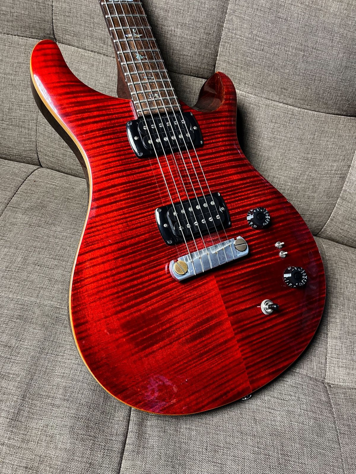 PRS SE Pauls Guitar Fire Red