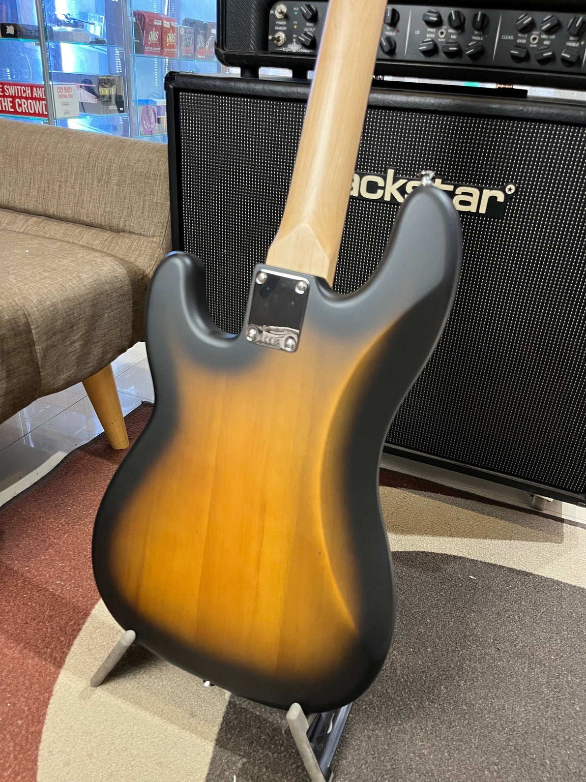 SQUIER DEBUT SERIES PRECISION BASS, LAUREL FB, 2 COLOUR SUNBURST