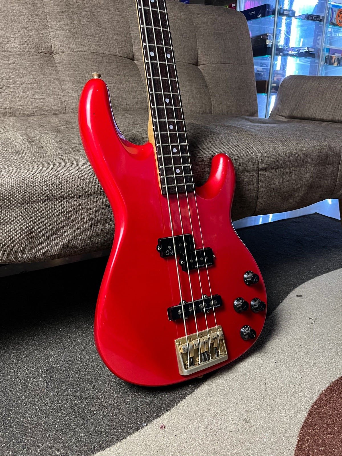 Fender precision bass lyte japan 1993 upgrade pickup seymour duncan steve harris