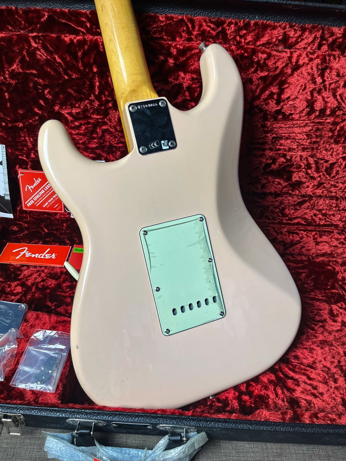 Fender stratocaster american original 60s shell pink