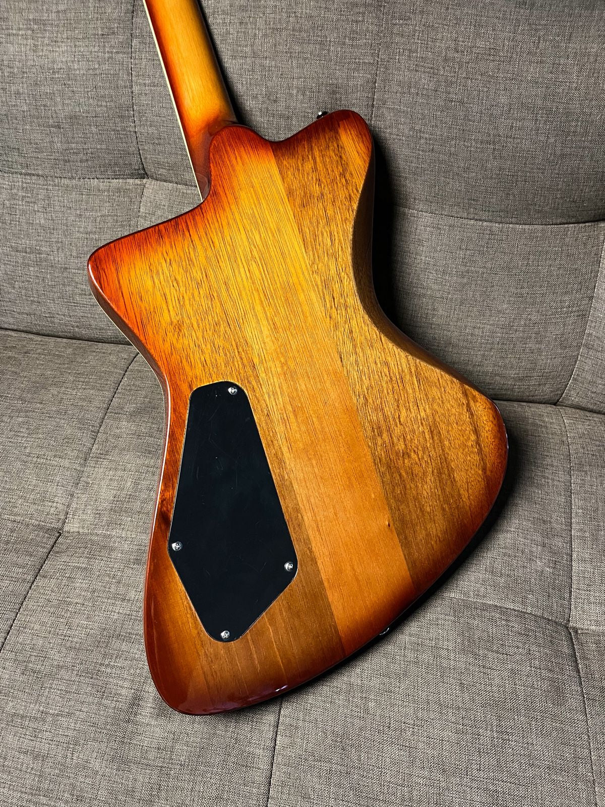 GUITAR ELEKTRIK CETTA TRUNYAN SET NECK TRANSPARANT SUNBURST