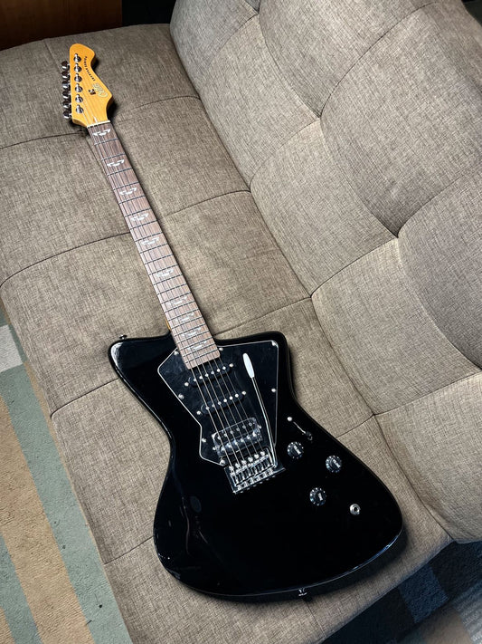 GITAR ELEKTIK CETTA TRUNYAN BOLT ON BLACK