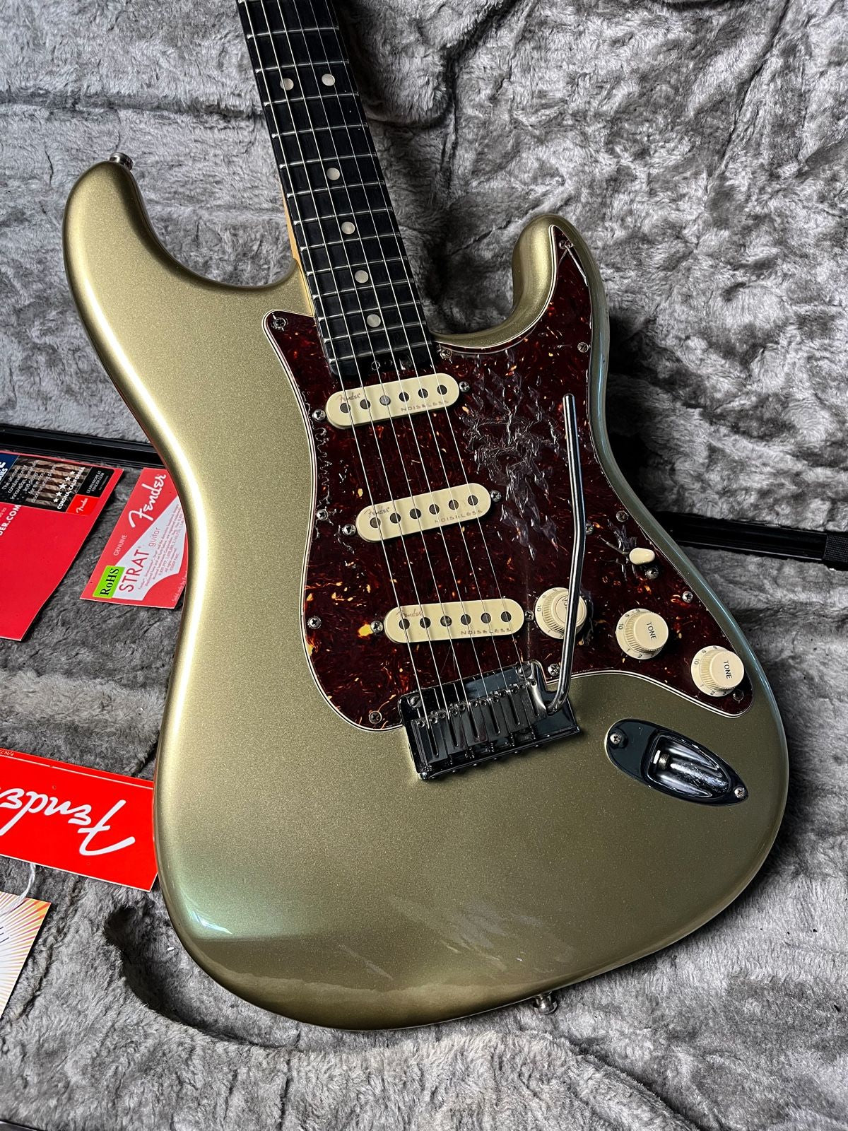 Fender stratocaster american elite champagne