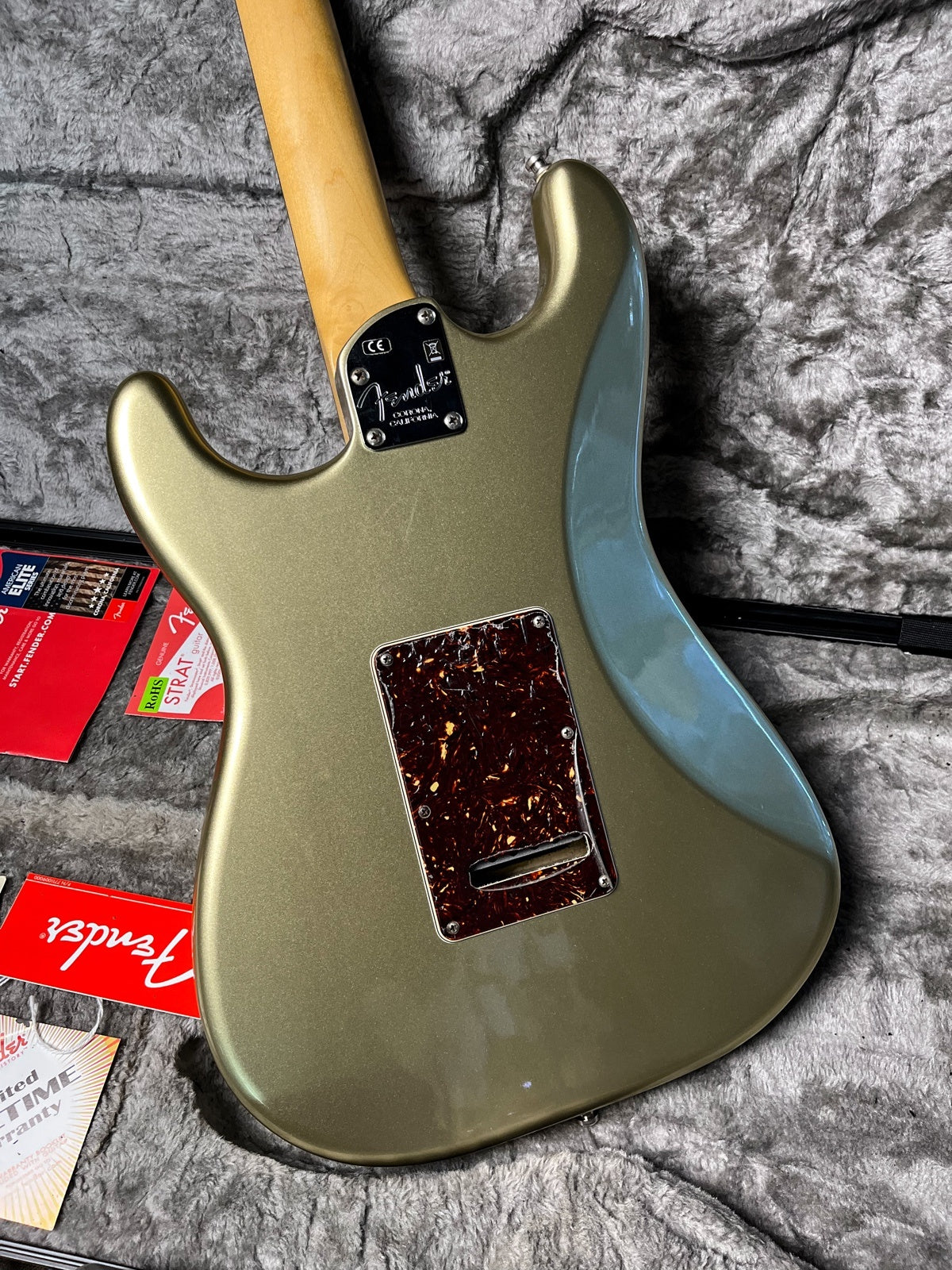 Fender stratocaster american elite champagne