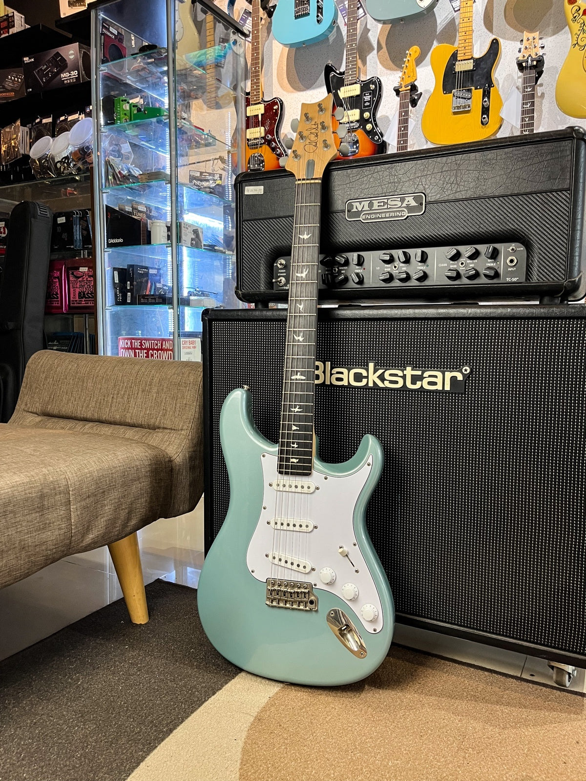 PRS SilverSky John Mayer Signature Polar Blue