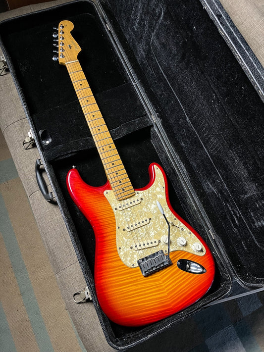 Fender stratocaster american standard fsr limited edition sienna sunburst