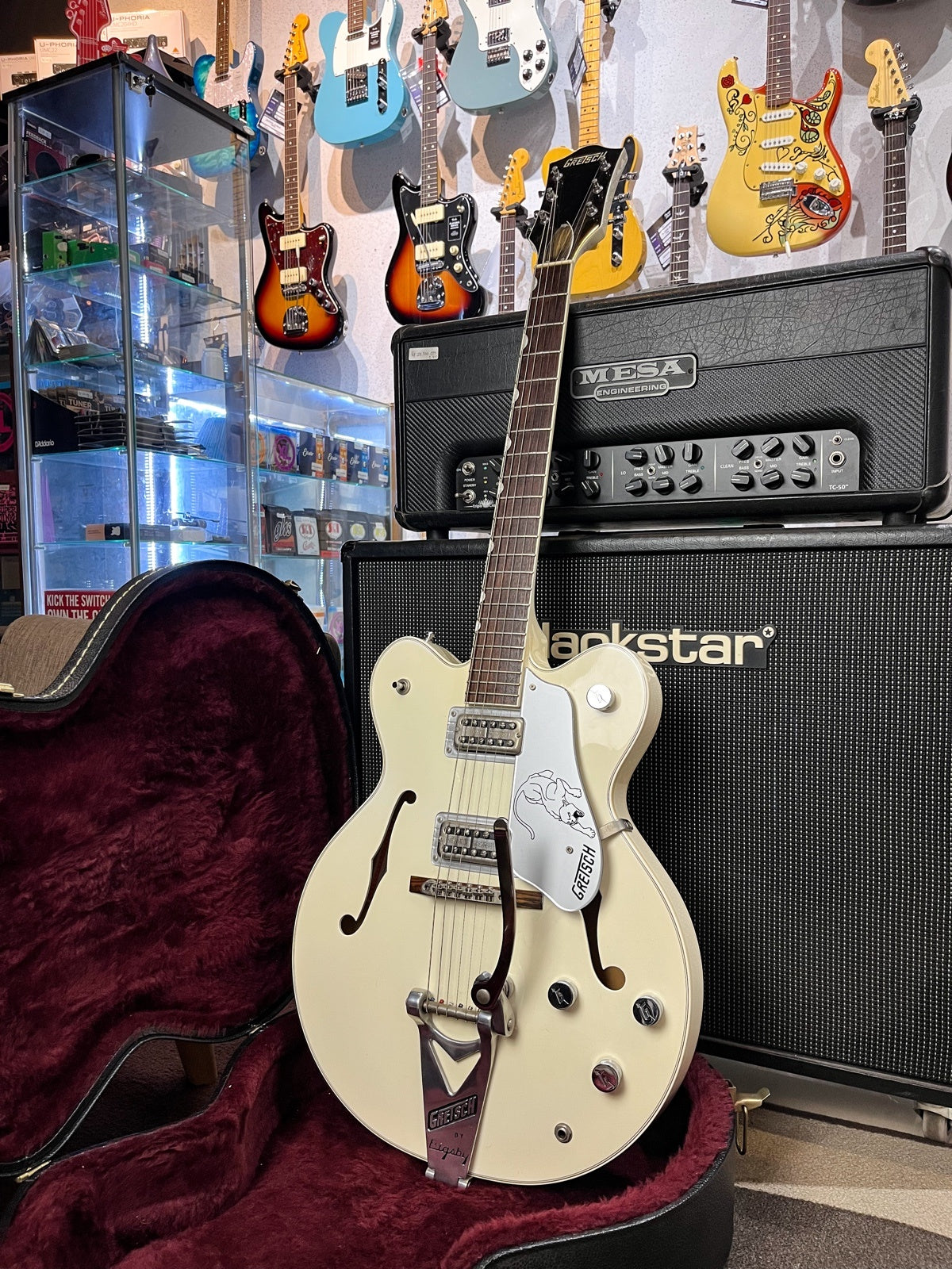 GRETSCH G6137TCB WHITE PANTHER