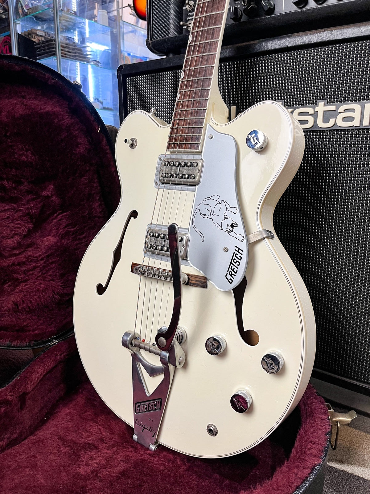 GRETSCH G6137TCB WHITE PANTHER
