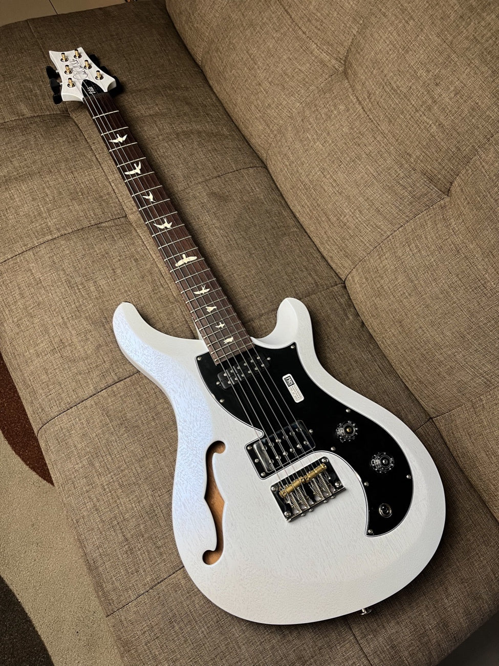 PRS S2 Vela Semi Hollow Pearl White USA 2025