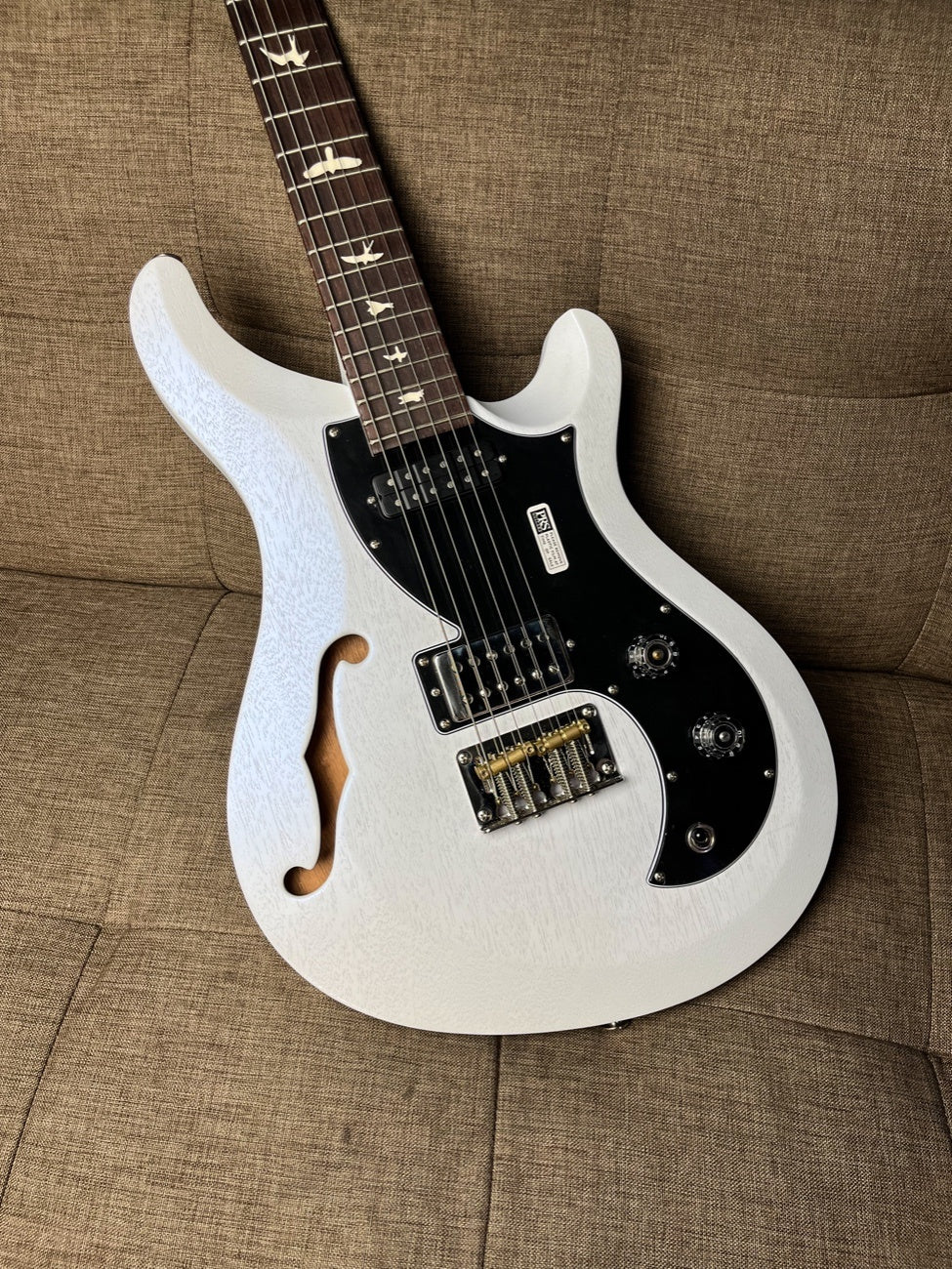 PRS S2 Vela Semi Hollow Pearl White USA 2025