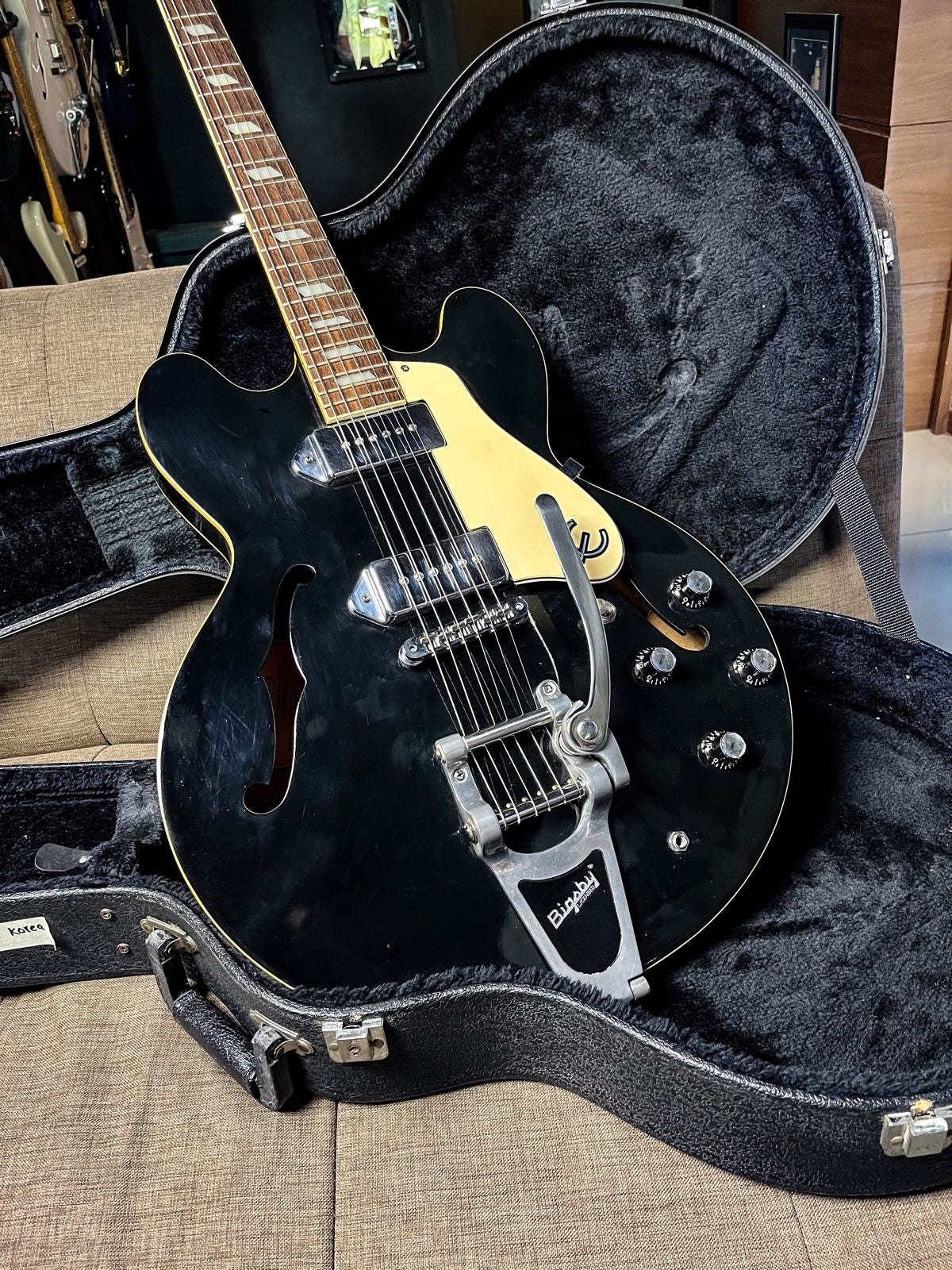 Epiphone casino bigsby korea