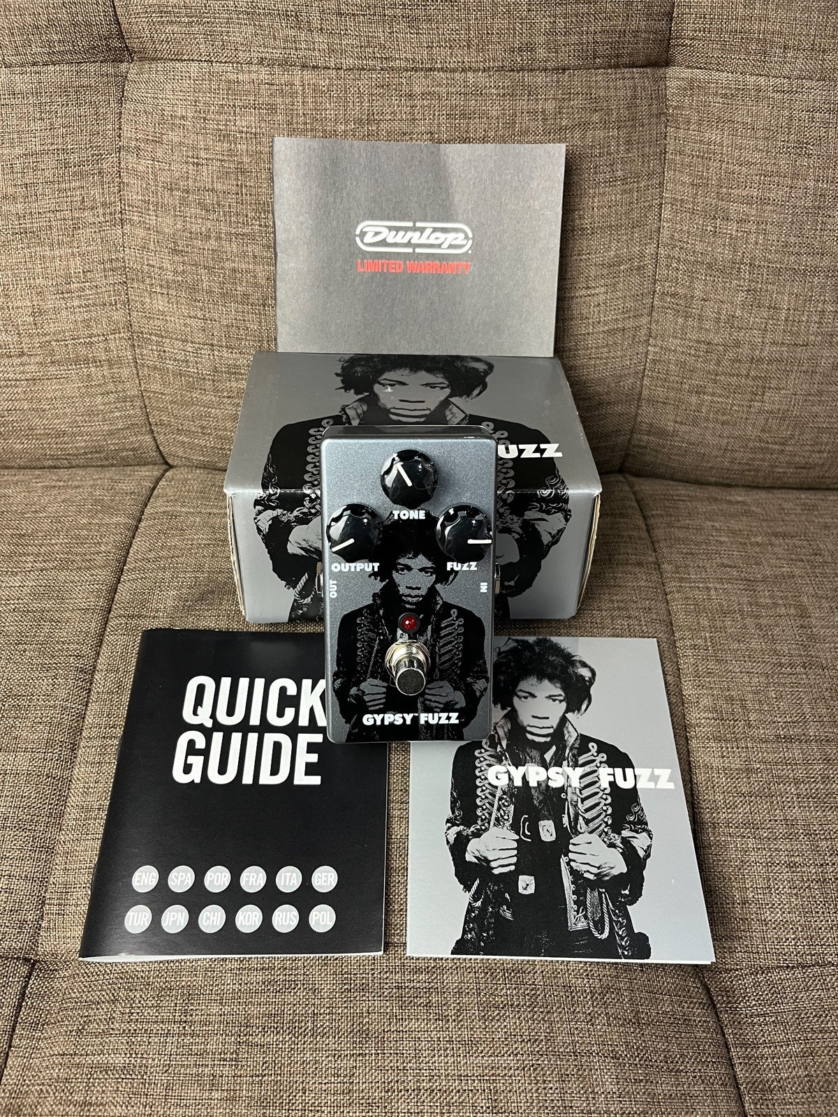 HENDRIX BAND OF GYPSYS FUZZ  PEDAL JHM8