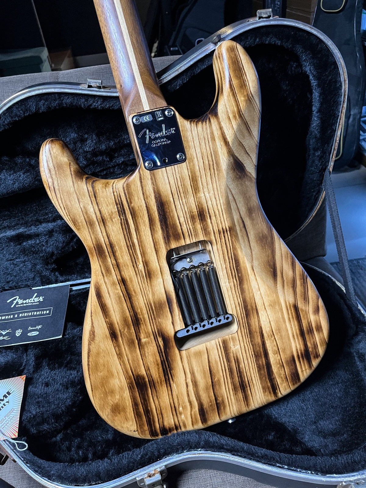 Fender Prototype Stratocaster American Standard- Burnt Natural. Lite ash body & walnut neck