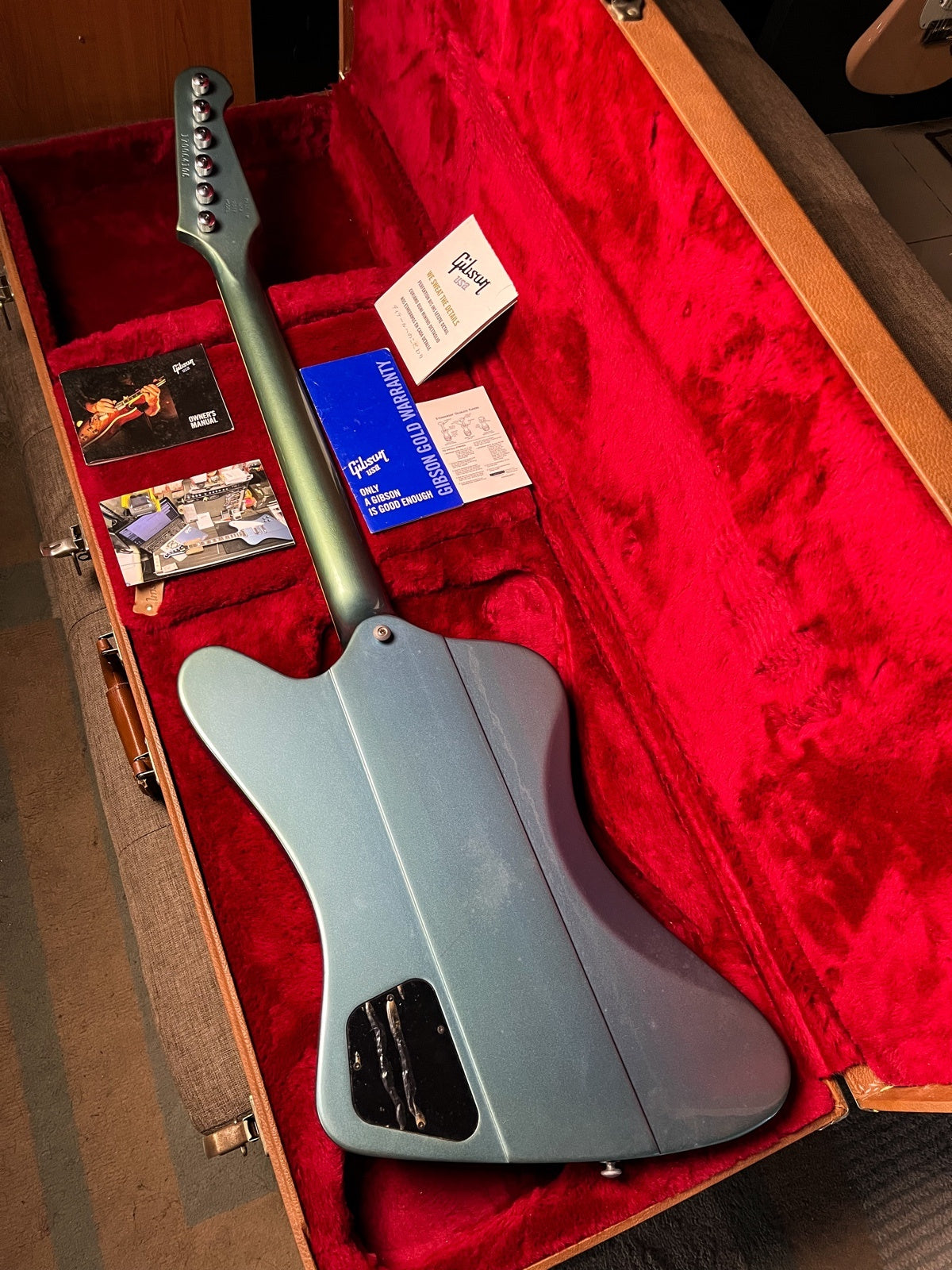 Gibson firebired pelham blue