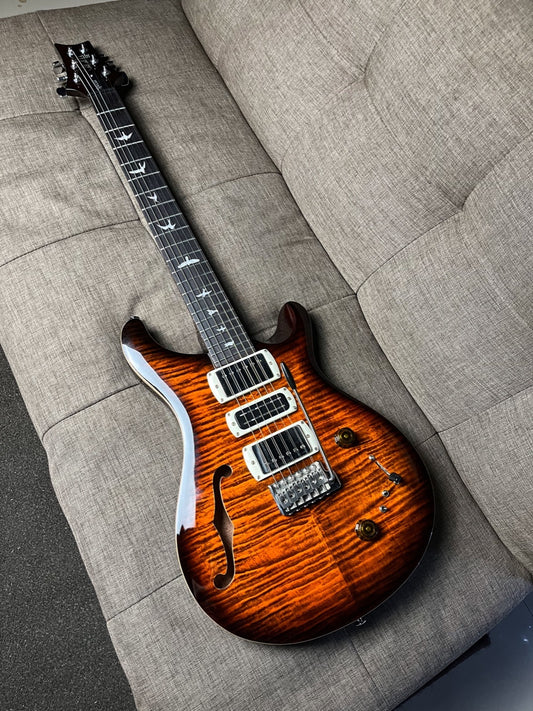 PRS SE SPECIAL SEMI-HOLLOW ORANGE TIGER SMOKEBURST