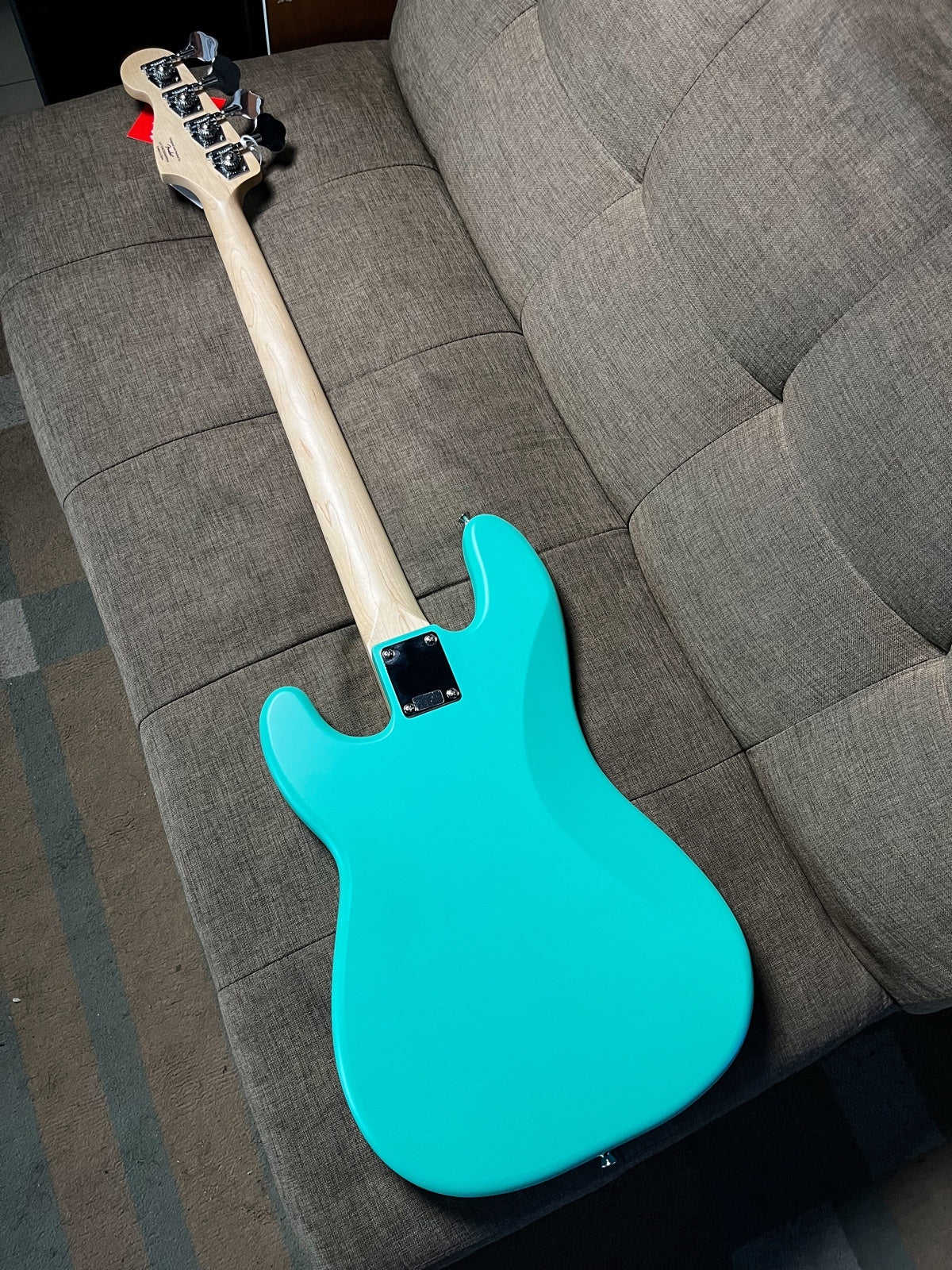 SQUIER DEBUT SERIES PRECISION BASS GUITAR, LAUREL FB, SEA FOAM GREEN