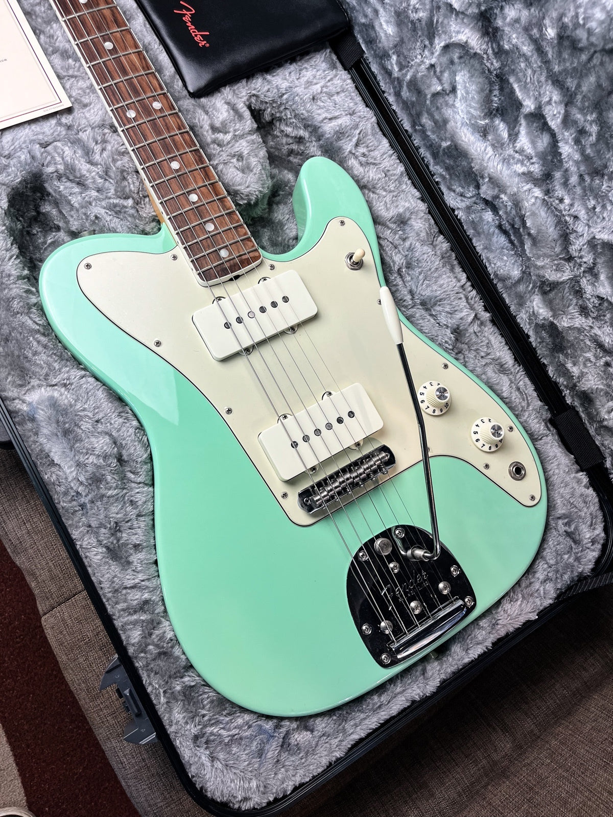 FENDER LTD ED PARALLEL UNIVERSE JAZZ-TELECASTER RW FB SURF GREEN