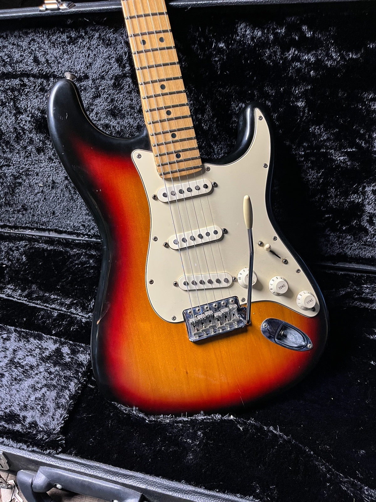 Fender stratocaster american highway one sunburs
