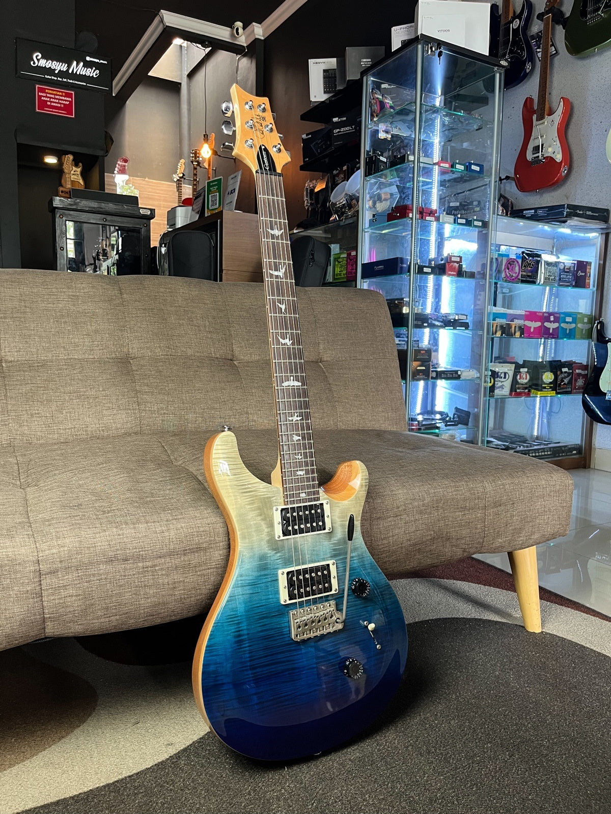 PRS SE Custom 24 Faded Blue