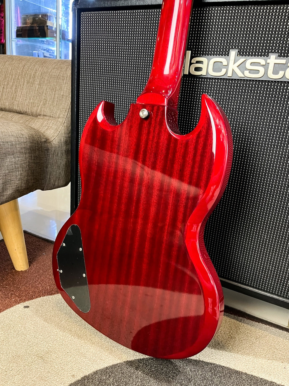 EPIPHONE EB DOUBLE PICK UP CHERRY RED