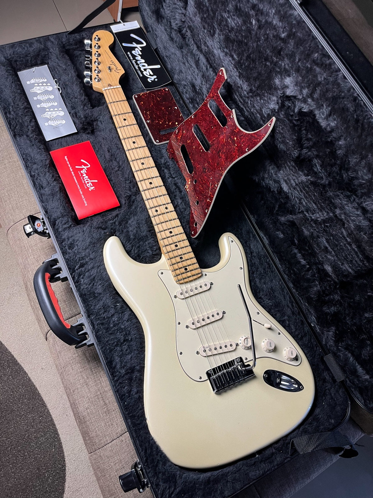 Fender Stratocaster American Deluxe Olympic White