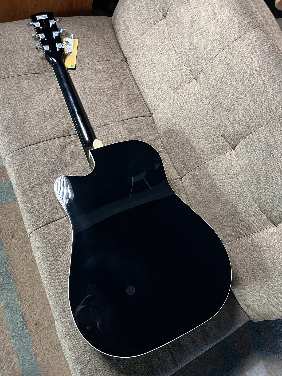 CORT E/ACOUSTIC GUITAR W/EQ (+/+BAG) AD-880CE-BK