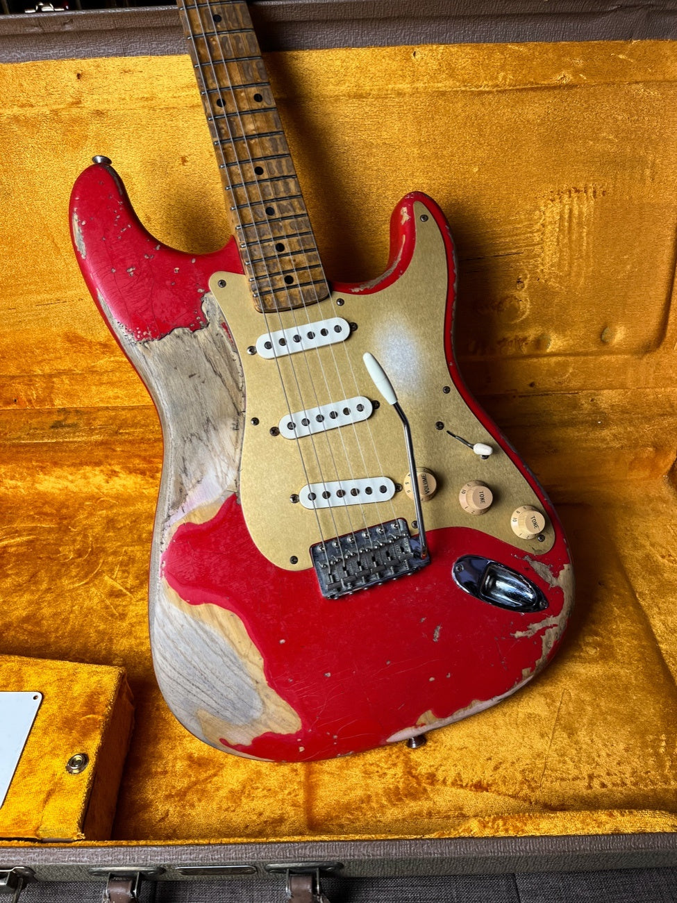 Fender customshop stratocaster 65 john page era 1994 repaint by widjoyono