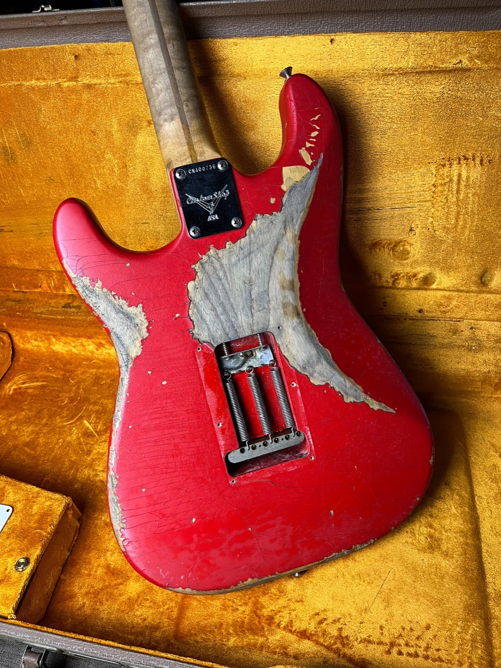 Fender customshop stratocaster 65 john page era 1994 repaint by widjoyono