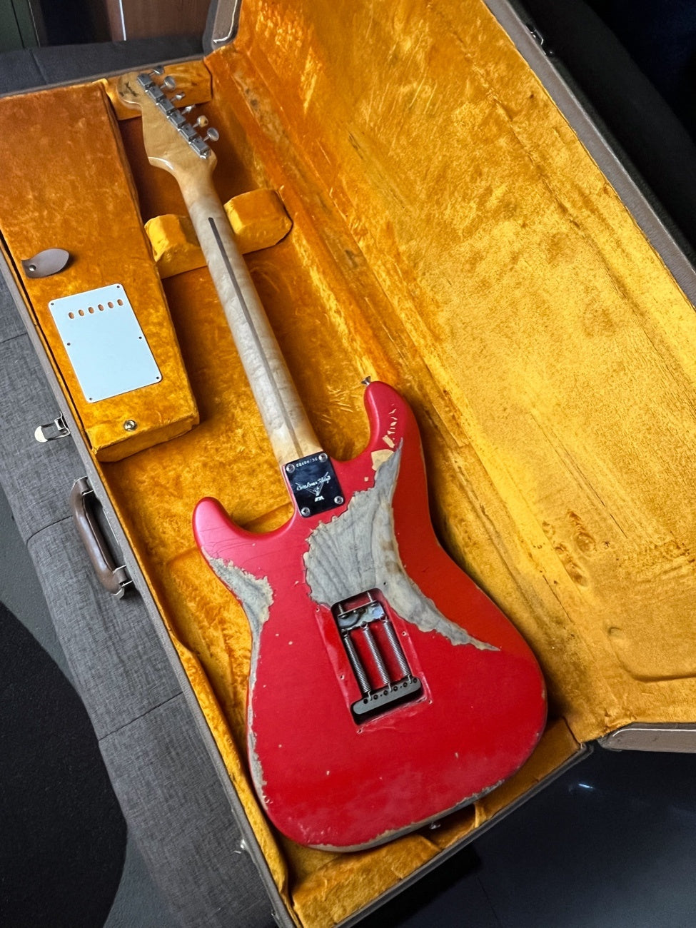 Fender customshop stratocaster 65 john page era 1994 repaint by widjoyono