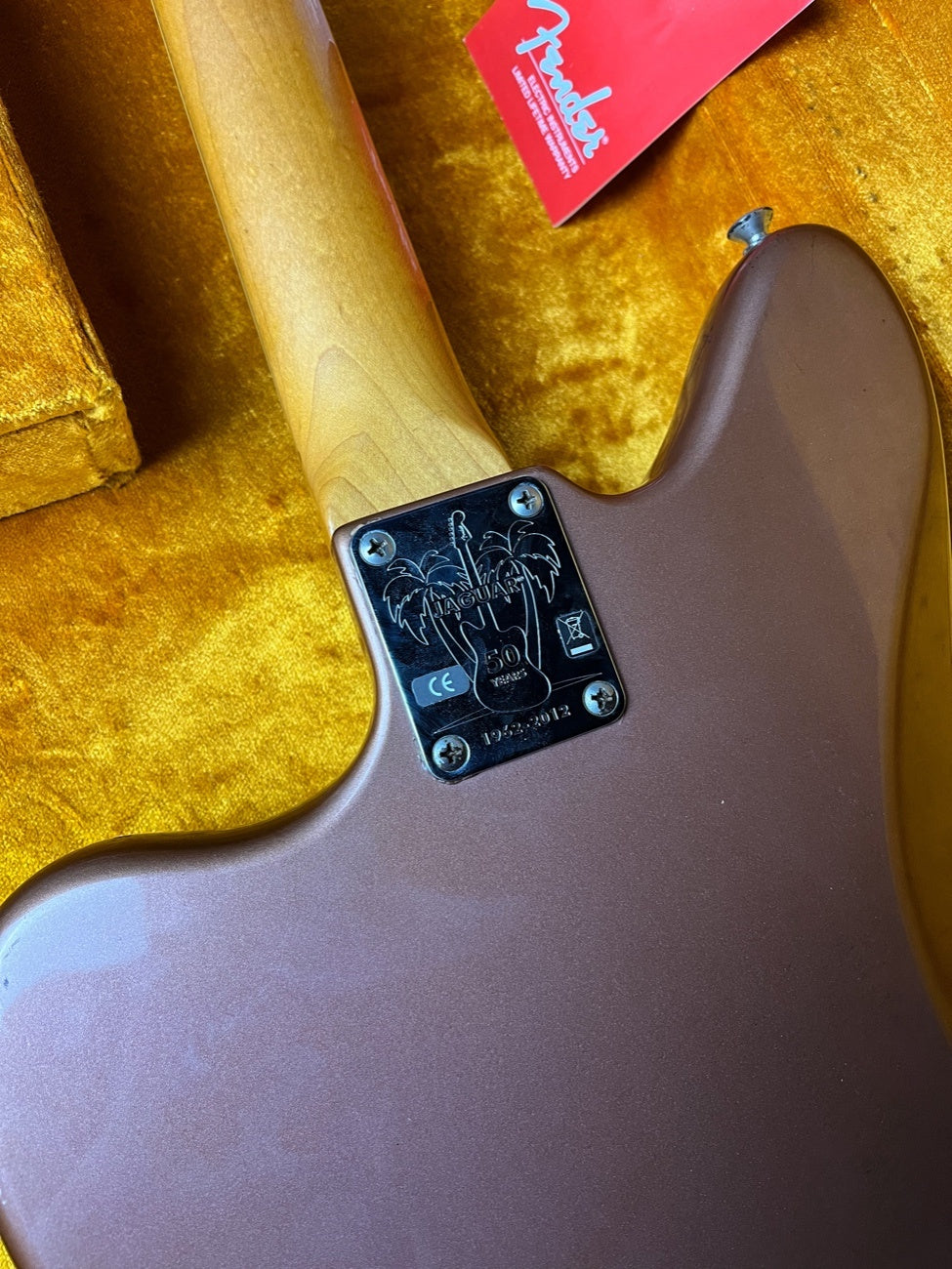 Fender jaguar avri 62 block inlay 50th anniversary