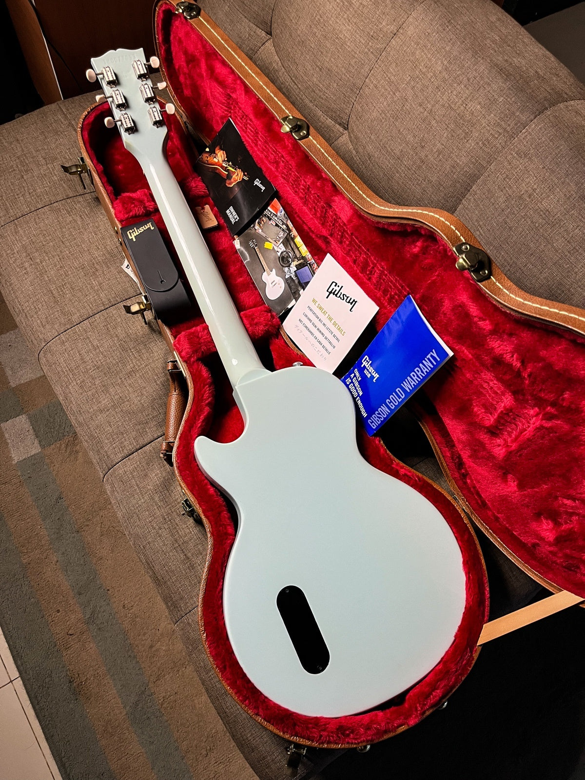Gibson lespaul Junior Signature Billie Joe Amstrong Sonic Blue