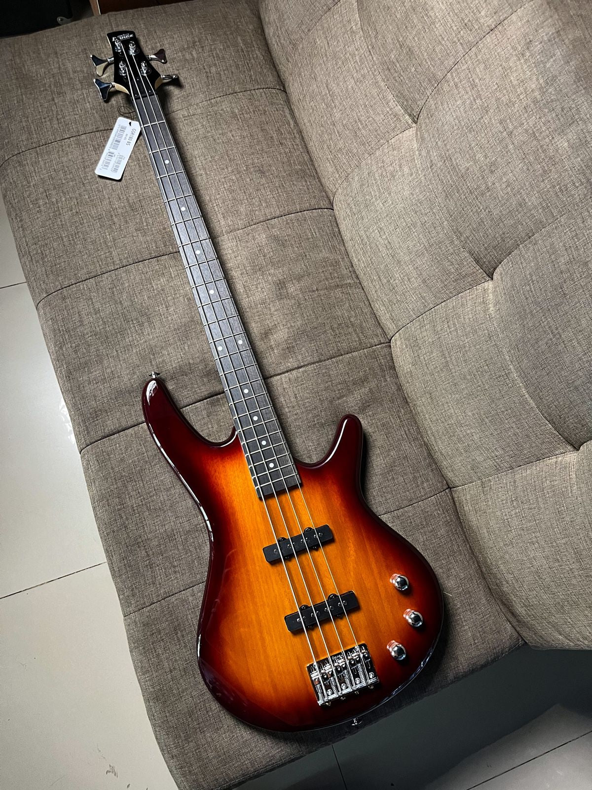 IBANEZ GSR180-BS 4-STRING ELECTRIC BASS GUITAR, BROWN BURST