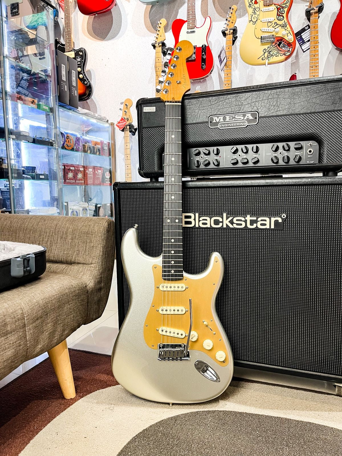Fender Stratocaster American Ultra Quicksilver