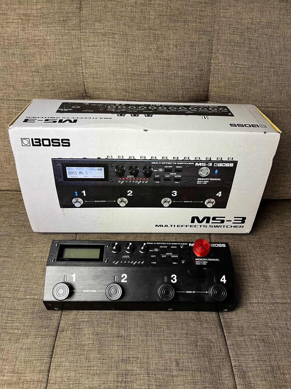 Boss MS3 multi effects switcher