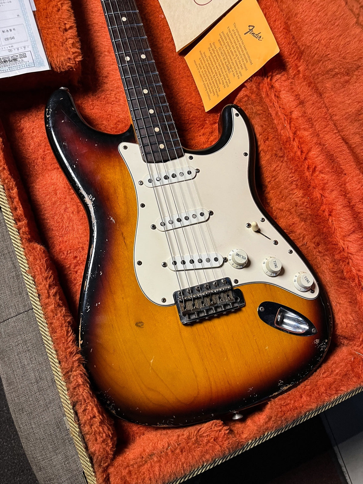 Fender stratocaster avri 62 50th anniversary relic