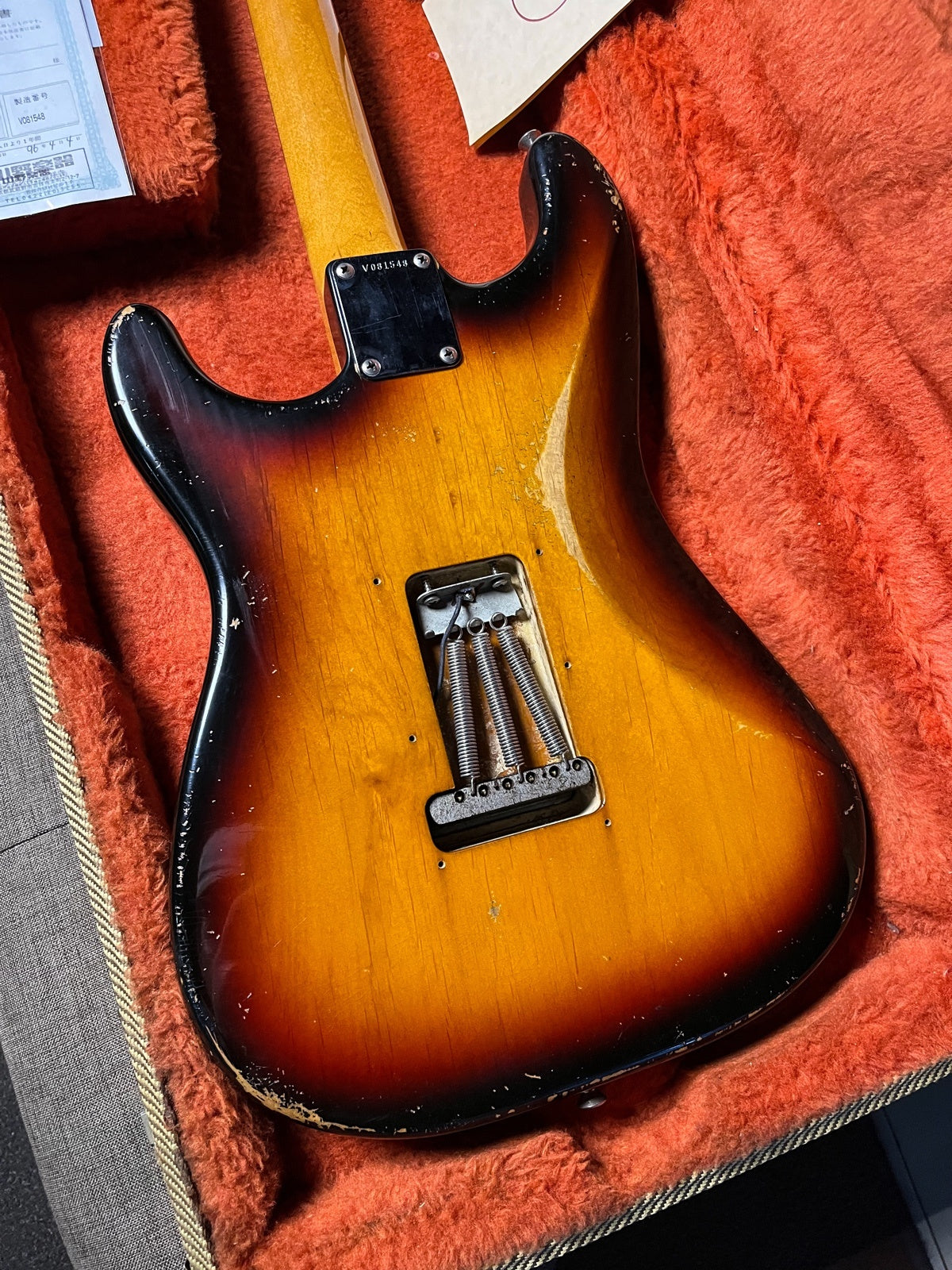 Fender stratocaster avri 62 50th anniversary relic