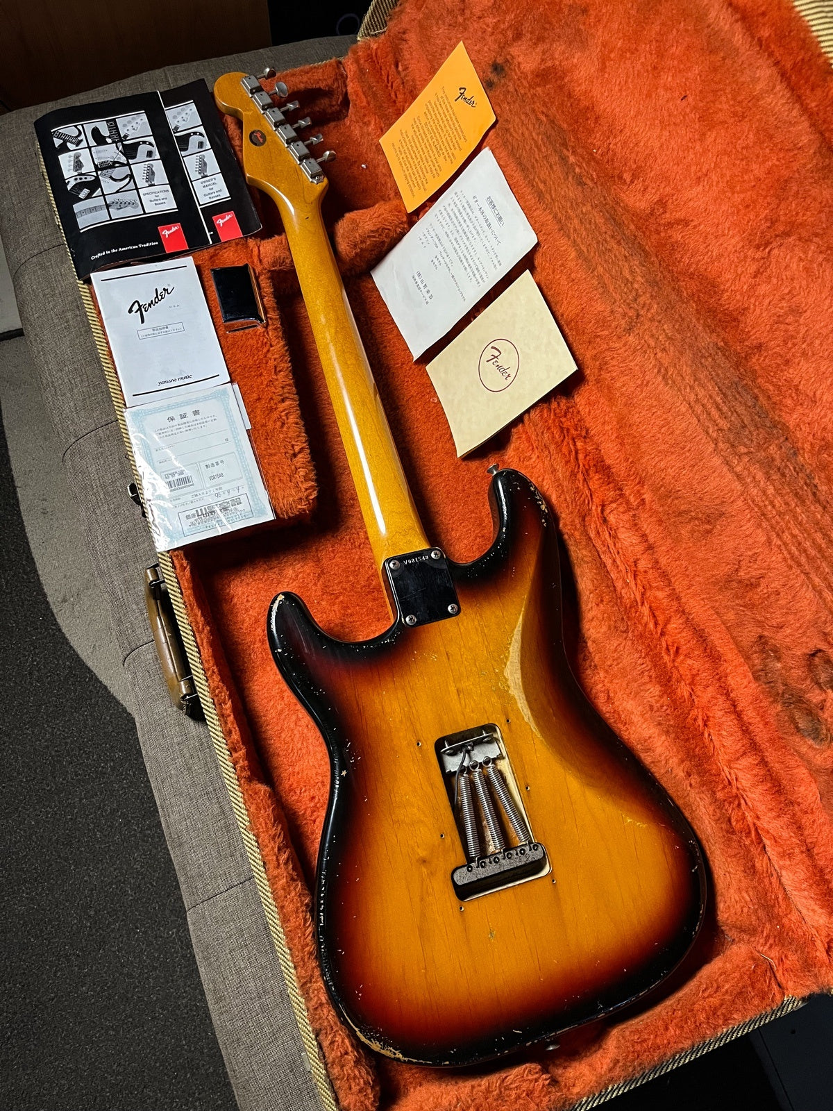 Fender stratocaster avri 62 50th anniversary relic