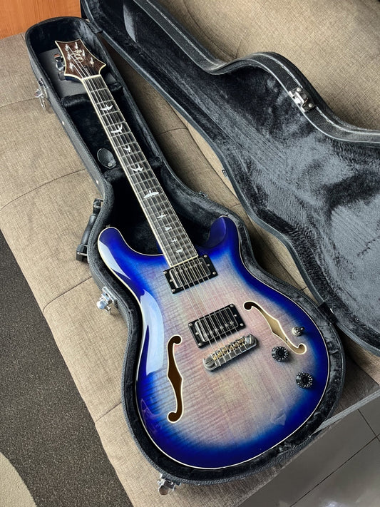 PRS SE Hollowbody II Faded Blue Burst