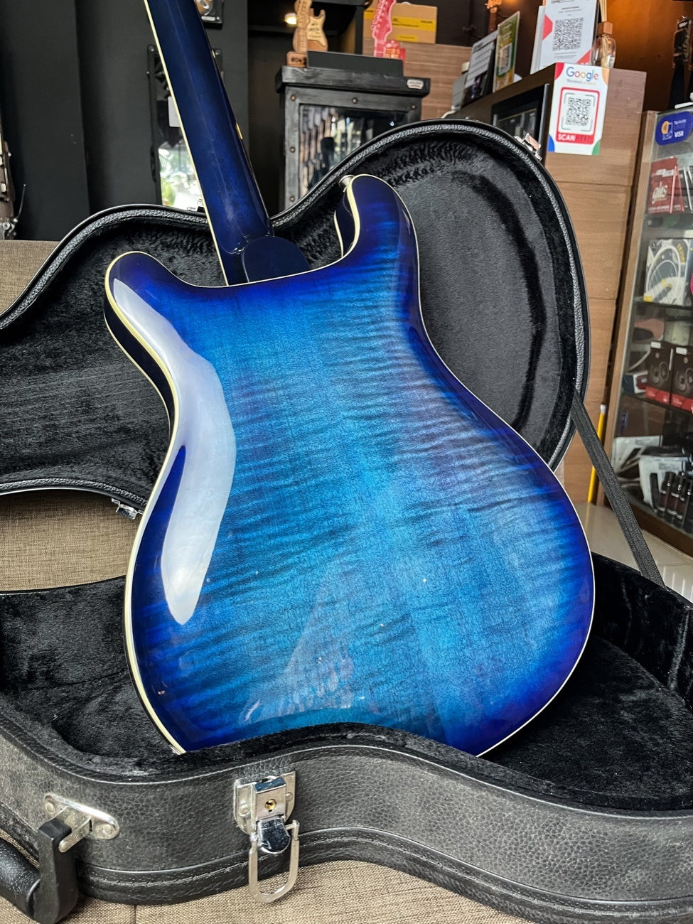 PRS SE Hollowbody II Faded Blue Burst