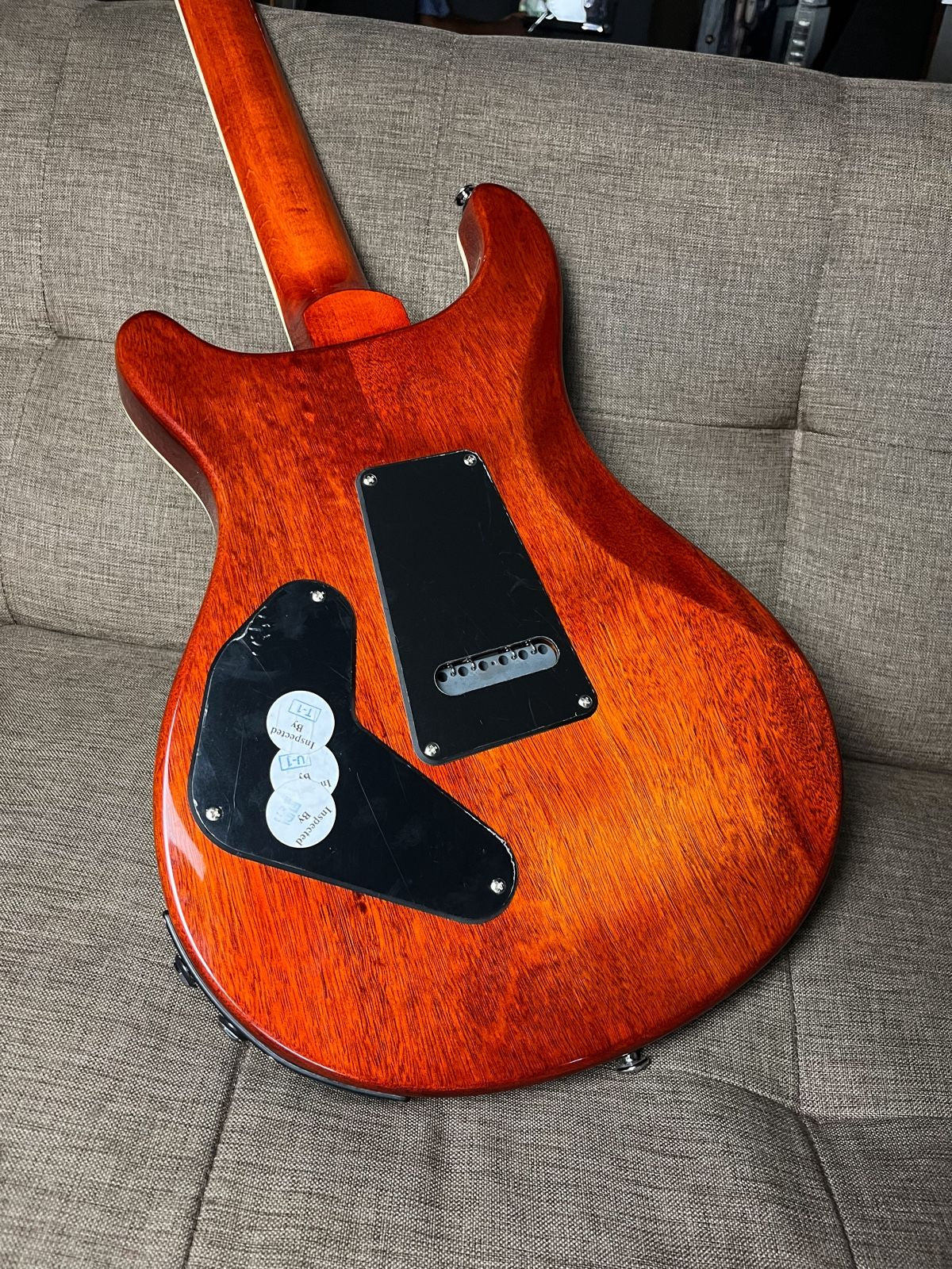 Prs se custom 24 semi hollow piezo in vintage sunburst