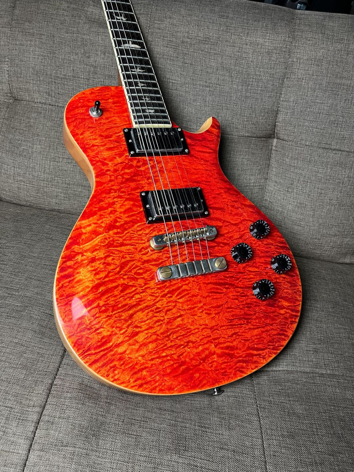 Prs se mccarty 594 quilt limited edition blood orange