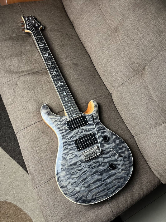 Prs se custom quilt 24 maple limited edition in charcoal