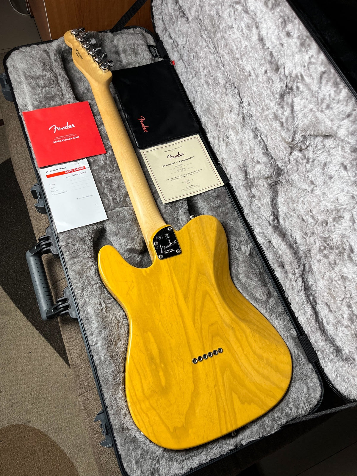 Fender telecaster american elite butterscotch blonde
