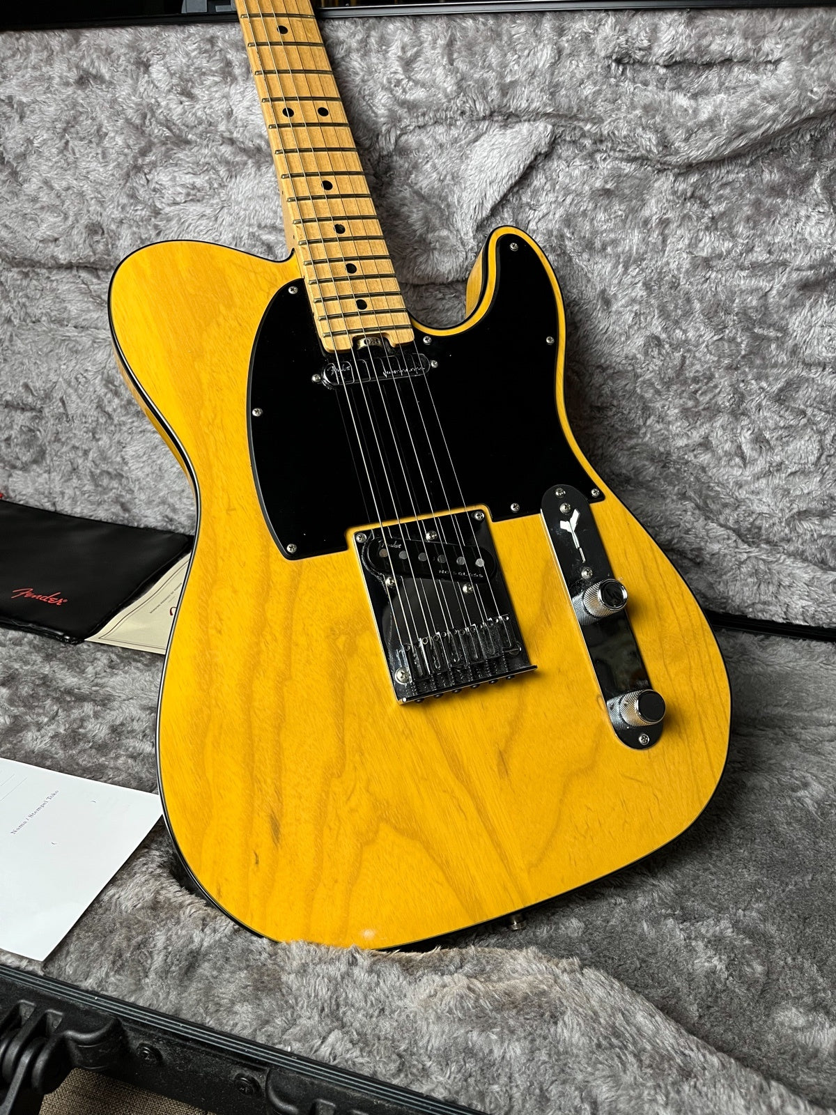 Fender telecaster american elite butterscotch blonde