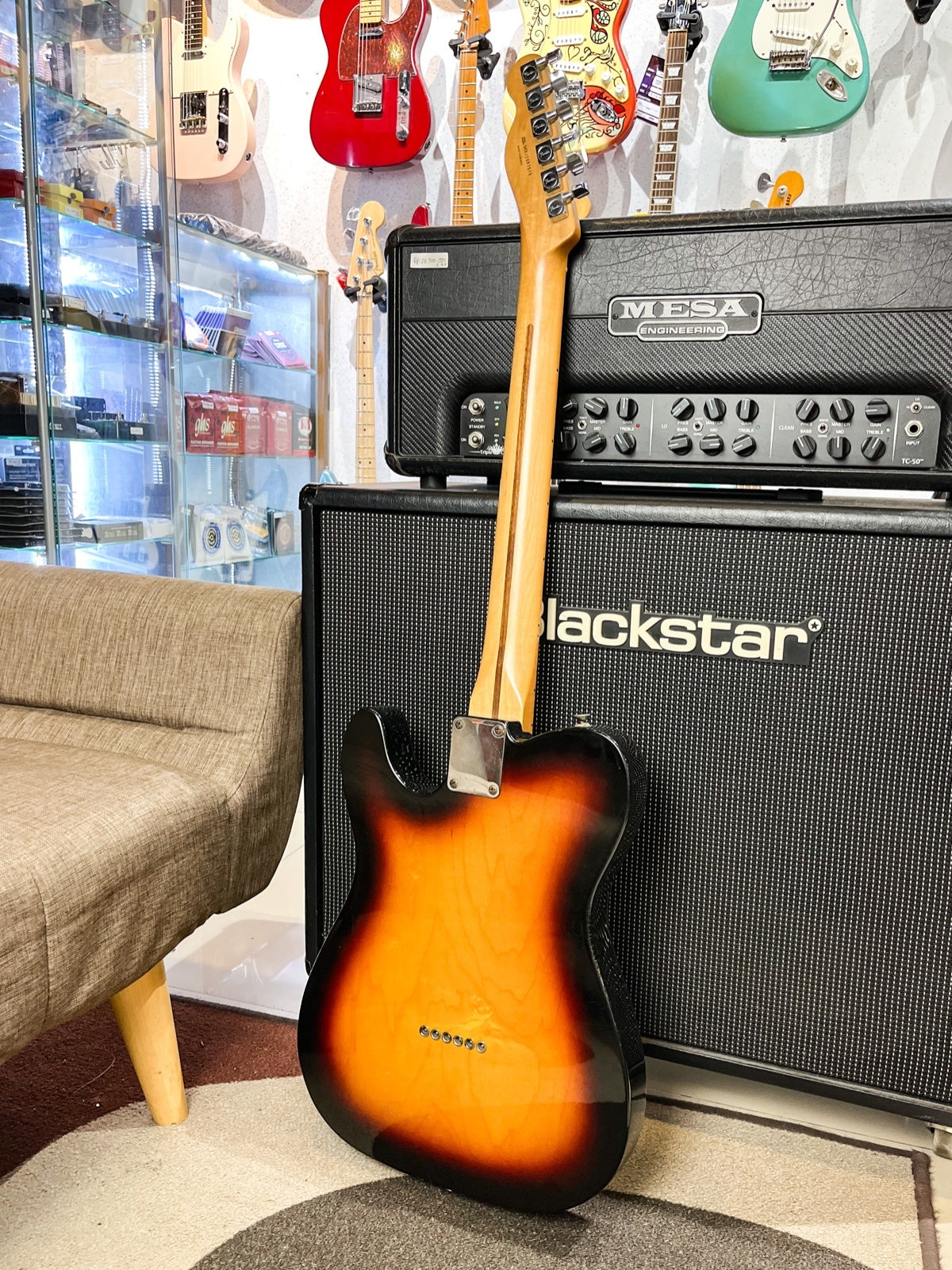 Fender Telecaster Standard Sunburst Mexico Upgrade Lollar Pickup