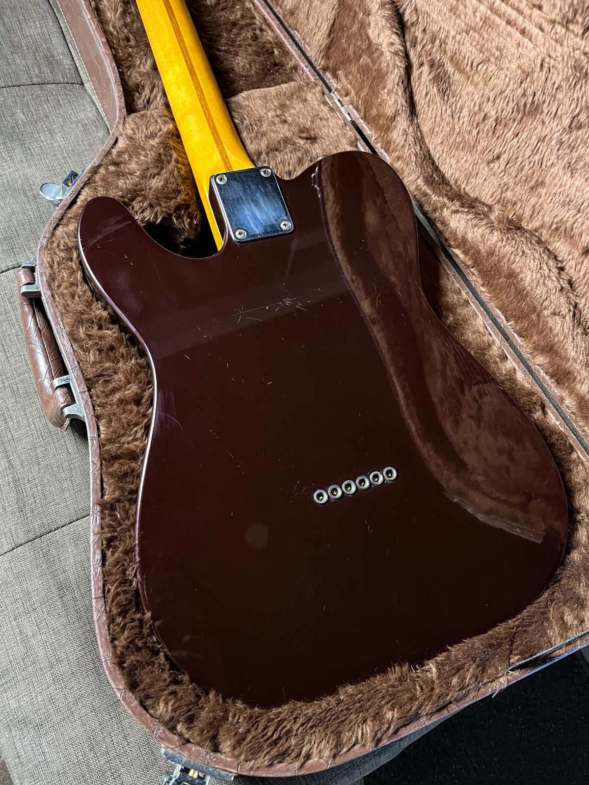 fender telecaster standard mexico red wine