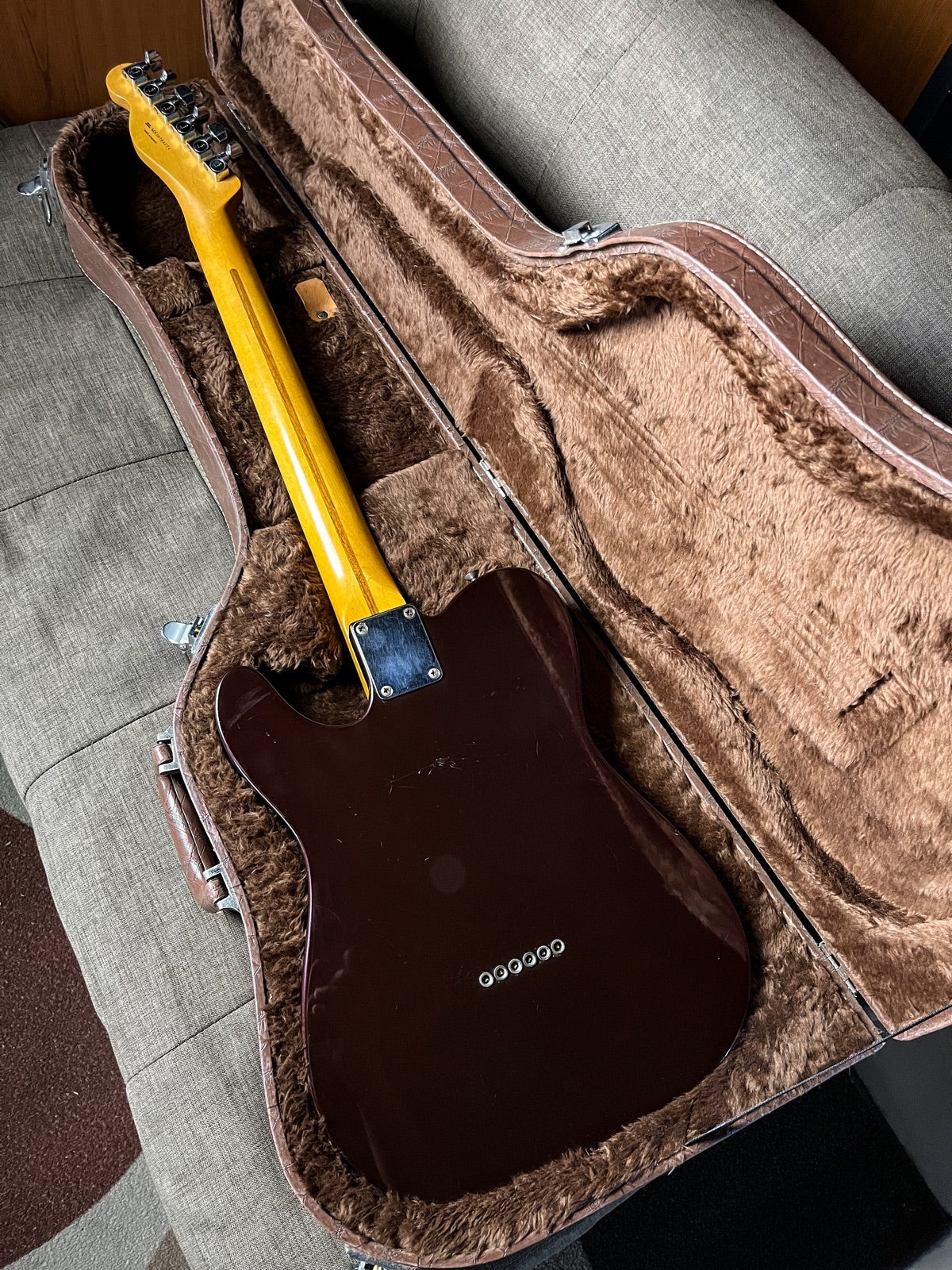 fender telecaster standard mexico red wine