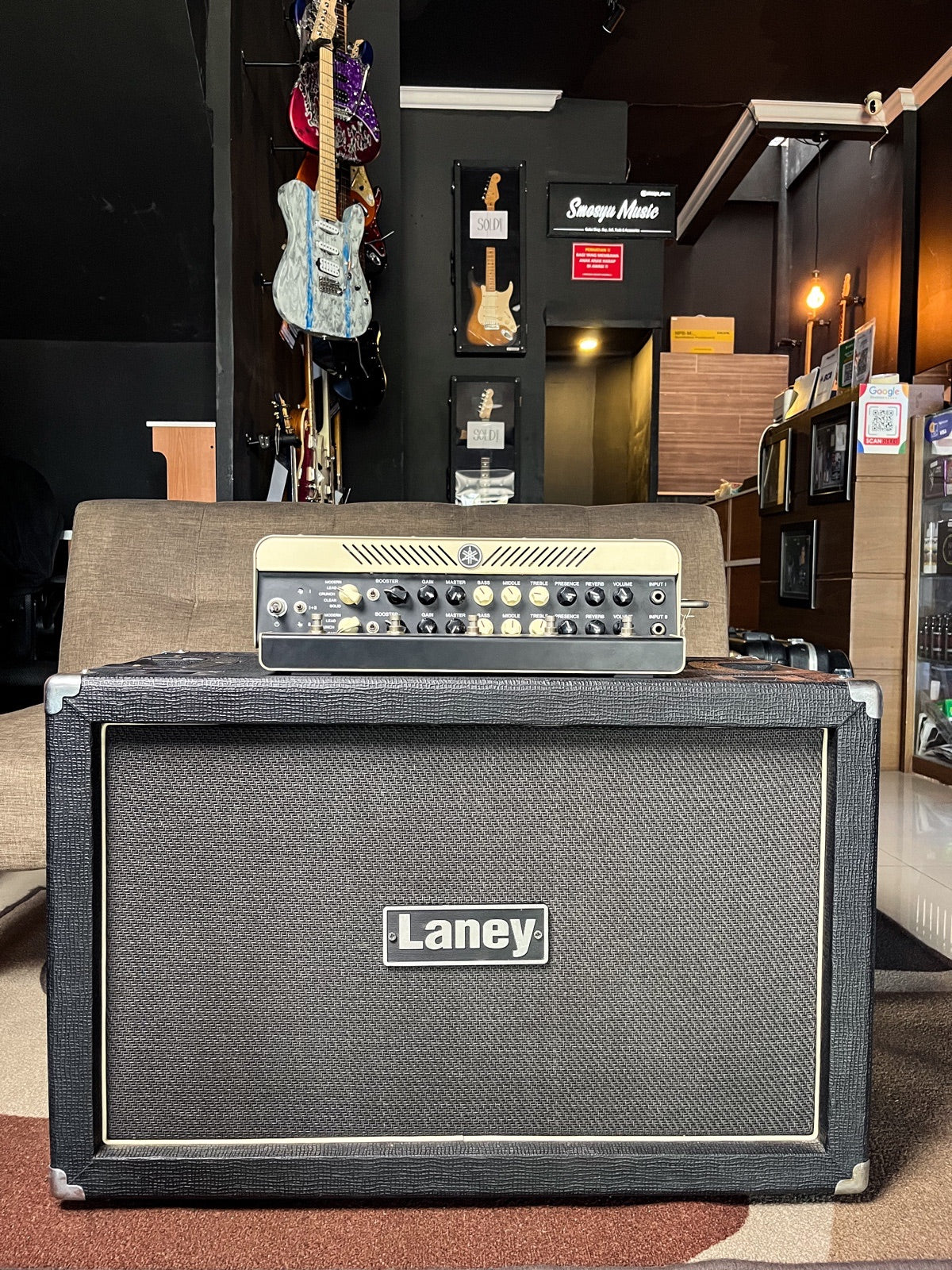 Yamaha thr 100hd + cabinet